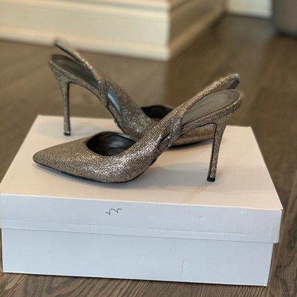 Michael Kors sparkle stilettos heel sandals - Picture 1 of 10